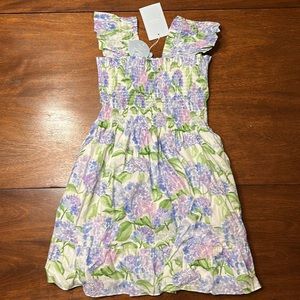 Hill House Nap Dress - Blue Hydrangea Cotton XS NWT